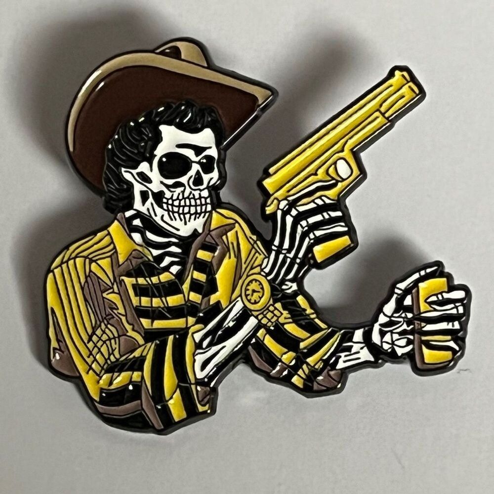 Chalino Sanchez Skeleton Gun Western Mexico Hat Pin Streetwear Bag Fitted Hats